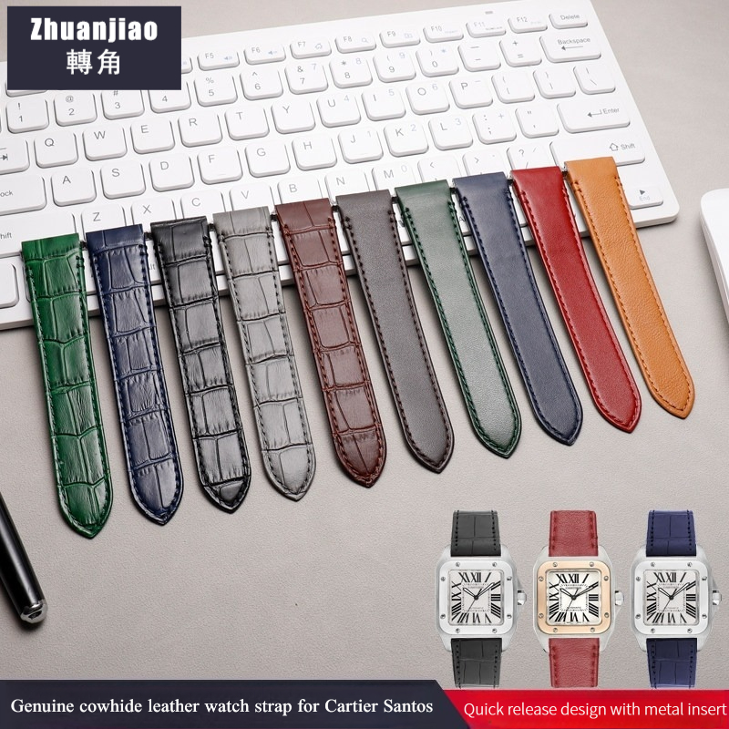 Cartier Watch Tank - High Quality Cowhide Leather Watch Band