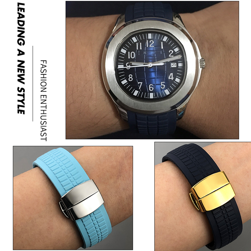 22mm Metal Pins Curved End Flu - Patek Philippe Watch Aquanaut recension och pris