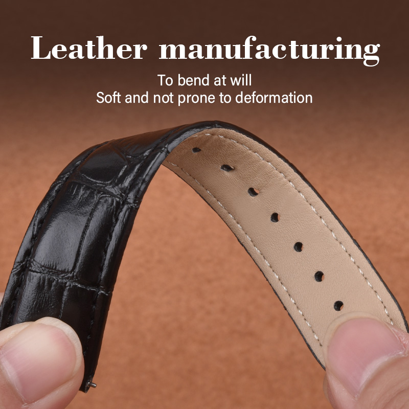 Hot-Selling Double-Layer Cowhi - Leather Strap Quick Release recension och pris