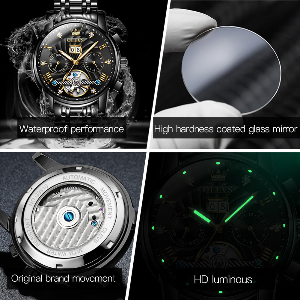 OLEVS Classic Men's Watches To - Rolex Watch Datejust recension och pris
