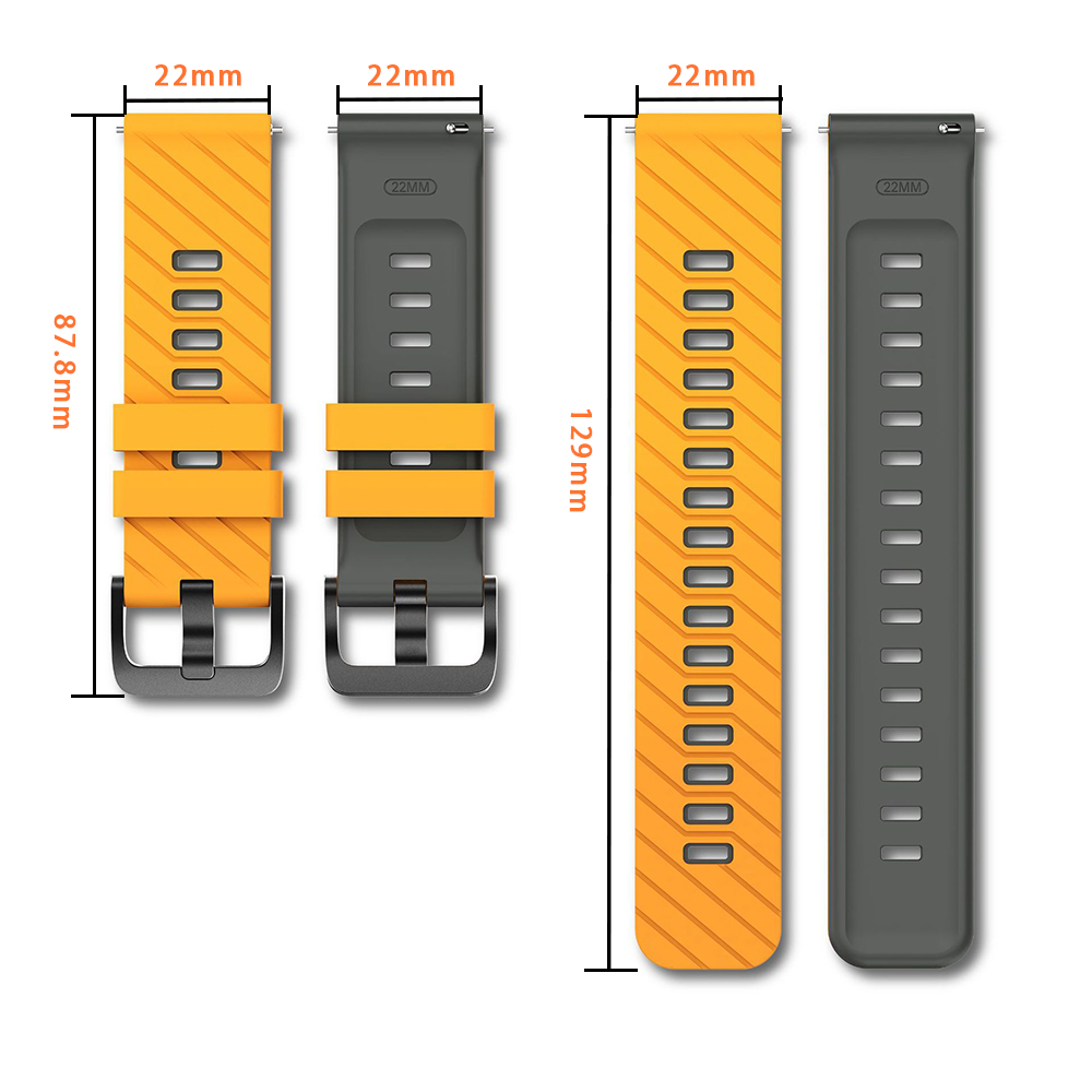 22mm Sport Silicone Strap for  - Silicone Watch Band 22Mm recension och pris
