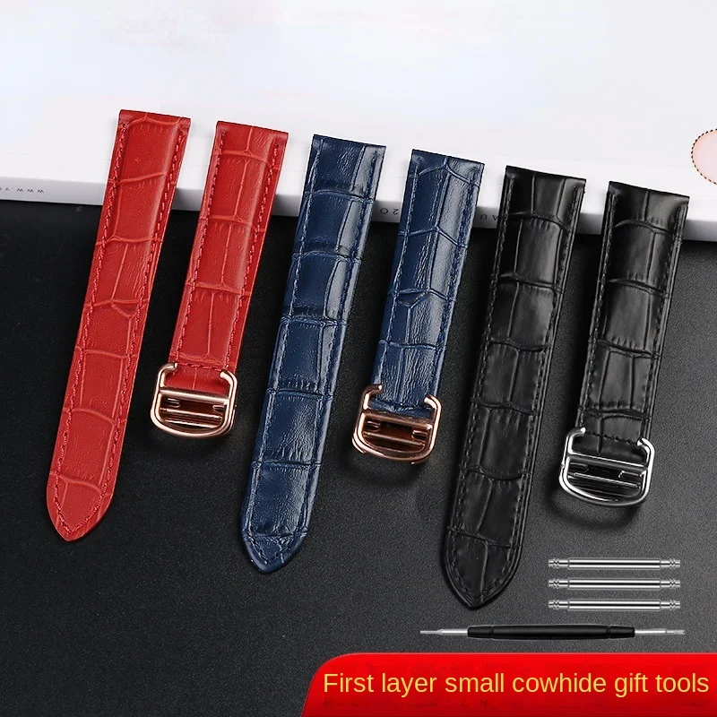 16mm 18mm 20mm Genuine Leather - Cartier Watch Tank recension och pris