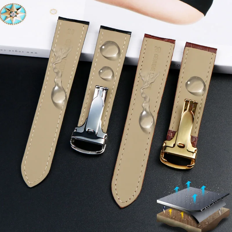 16mm 18mm 20mm Genuine Leather - Cartier Watch Tank recension och pris